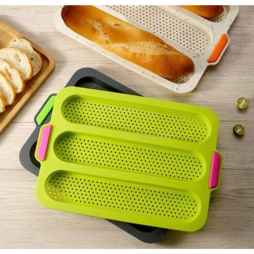 Bagett forma 3 db-os 35,3x24,6 cm