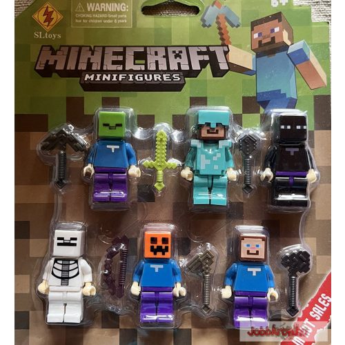 Minecraft figura 6 db figura 6 db eszköz