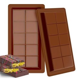 Dubai csokoládéforma szilikonból négyzet táblás