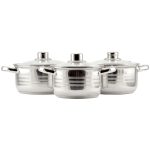 Star 6 részes rozsdamentes edénykészlet