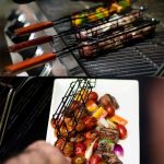 Saslik sütő grillező kosár