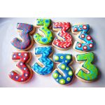 Sütemény kiszúró számok