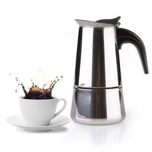 Kotyogó kávéfőző - inox 4